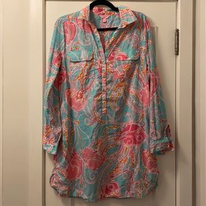 Lilly Pulitzer Jellies be jammin Captiva tunic EUC Medium